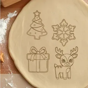Christmas Set Cookie Cutter, Biscuit Cutter