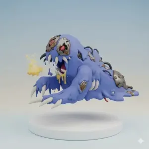 Raremon Digimon Creature Model