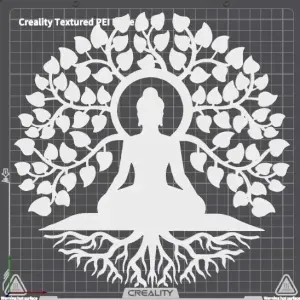 Tree of Life Buddha - Silhouette Wall Art Decoration Yoga