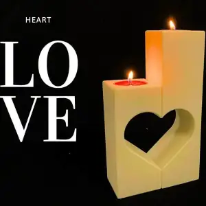 Romantic Candle Holder for 2 Tealights