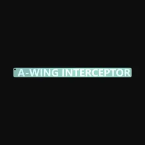 A-WING INTERCEPTOR_ star wars keychain