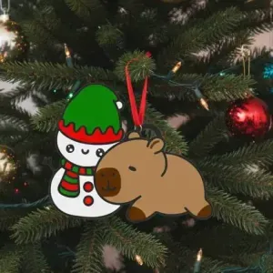 Winter Friends (capybara)