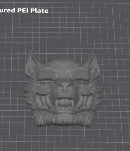 Fantasy Wolf Mask Oni Cosplay Collectible
