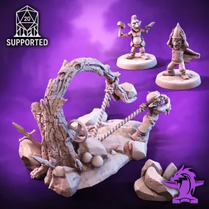 Goblin Artilery - Improvised Catapult Siege Engine
