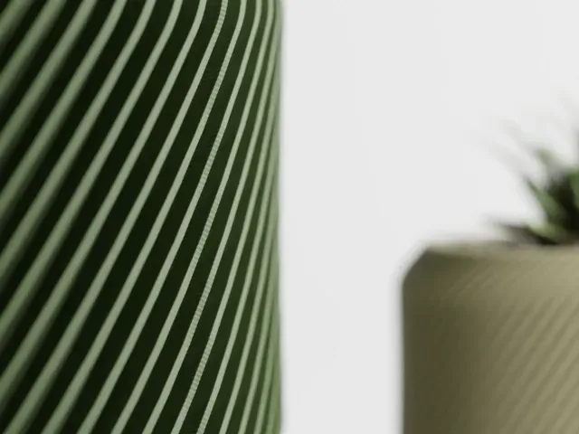 Plant Pot Planter Rib Delta twisted 1 — Фото 4 из 4