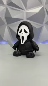 Ghost Face Knitted