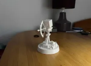 Minecraft Skeleton Mob Figurine