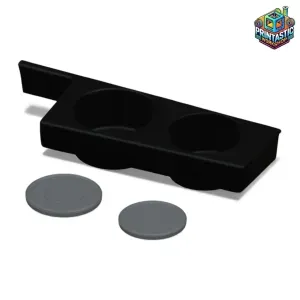 BMW E39 FRONT CENTER CONSOLE CUPHOLDER BASE WITH DECORATIVE