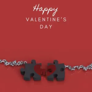 Happy Valentine's Day KeyChain