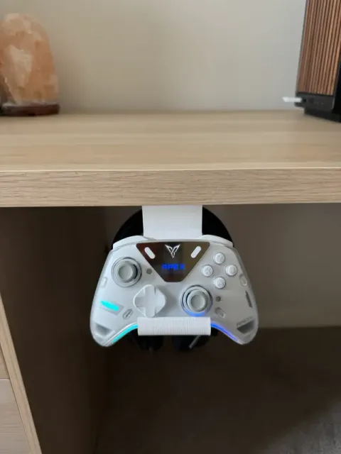 Headset and Controller Under Desk — Image 6 of 7