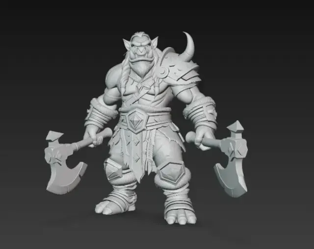 Orc Warrior with Axes — Image 5 of 6