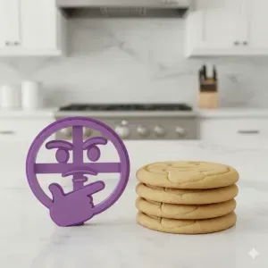 emoji 73 cookie cutter