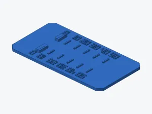 BoltStep: 10/20/30/40/50 mm Fastener Length Gauge
