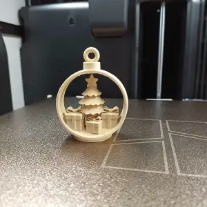 Christmas Tree & Gifts Ornament