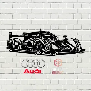 Audi R18 TDI Le Mans - 2D WALL ART