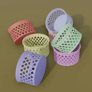 Round storage box