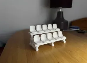 Stadium Bleachers Seating 1:12 Scale