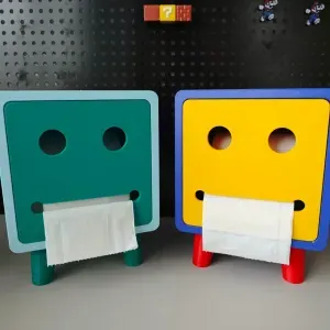 Silly-Faced Roll Paper Tissue Box