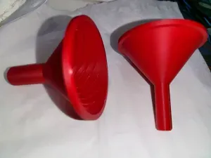 Custom Bottle Funnel: Exact Insert Ø Smooth/Vortex