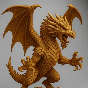 Dragão vermelho ataque