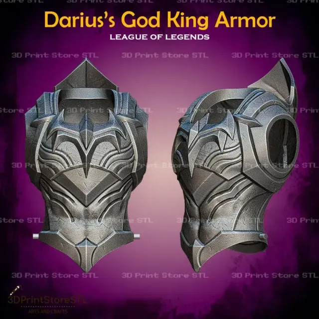 Darius God King Cosplay League of Legends - STL File — Фото 3 из 9