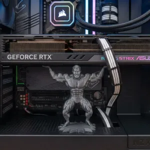 Funny Bodybuilder GPU Support Bracket