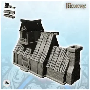 Long building with second floor and chimney at the end (18)