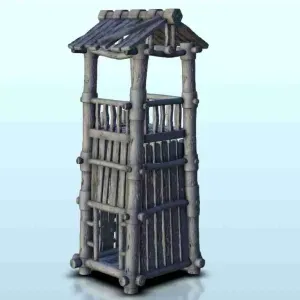 Wooden Outpost 12 - Miniatures Warhammer Terrain Scenery