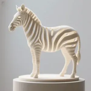3112 Hollow Zebra with Cutout Stripes – 3D Model 3d stl
