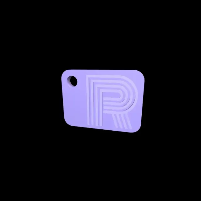 R- keychain — Image 3 of 4