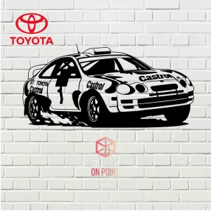 TOYOTA CELICA WRC RALLYE - 2D WALL ART