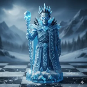 Games of Thrones White Walkers chess set 6