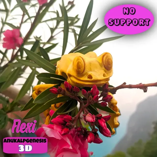 Cute Flexi Print-in-Place Frog — Фото 4 из 9