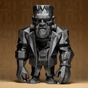Geometric Frankenstein Figurine
