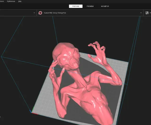 3D ALIEN WALL ART - PERFECT FOR HALLOWEEN! - *SUPPORT FREE* — Фото 8 из 9