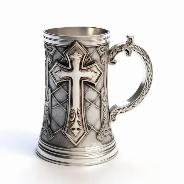 Gothic Cross Beer Mug — Image 2 of 9