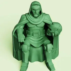 Doctor Doom on Throne | Marvel Villain Statue