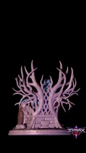 Kraven the Hunter on Throne STL Marvel Figure 3D Print Model