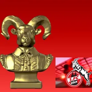 FC Cologne - Koln mascot statue in Bundesliga - 3D print