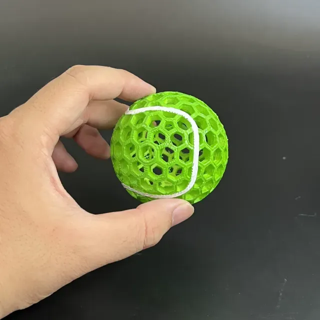 AIRLESS TENNIS BALL - STL & 3MF MULTICOLOR — Image 6 of 9