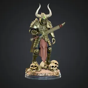 FREE Full olden armor skeleton warrior