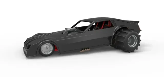 Vintage Funny Car for Sand drag racing Scale 1:25 — Фото 2 из 9