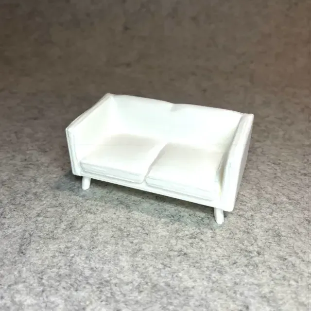 Dollhouse sofa for miniature house living room