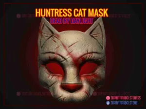Dead by Daylight - Huntress Cat Mask - Halloween Cosplay