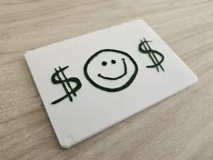 Mr. Krabs First Dollar Credit Card Wand