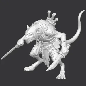 Rat assassin D&D miniature