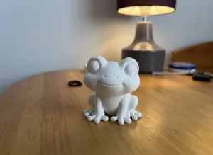Cute Chibi Kawaii Frog Figurine