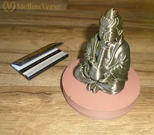 Zen Buddha Herb Grinder-2-Part Magnetic Grinder- MellowVerse