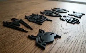 Pack 7 spiderman logos