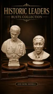 Historic Leaders Busts Collection